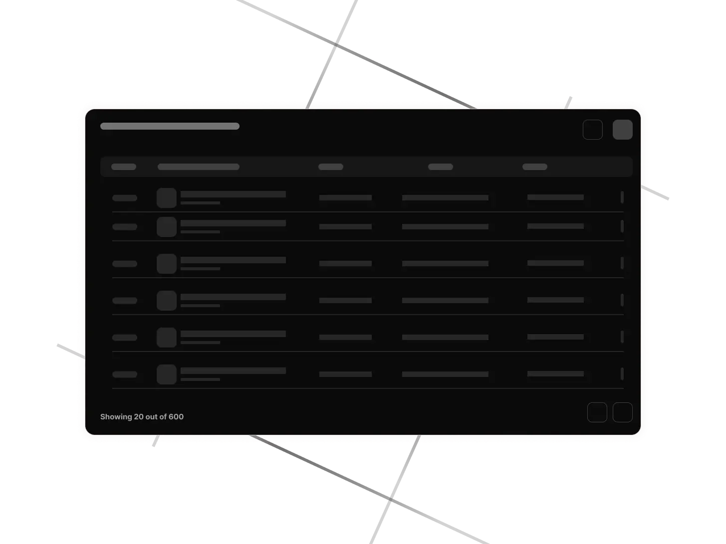 Illustration dark Table